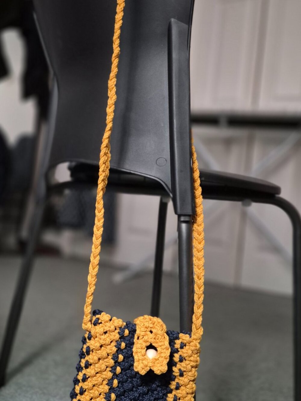Crochet Crossbody Phone Bag - Picture 2 of 4